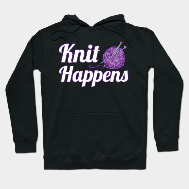 Knit Happens Hoodie by TeeShirt_Expressive